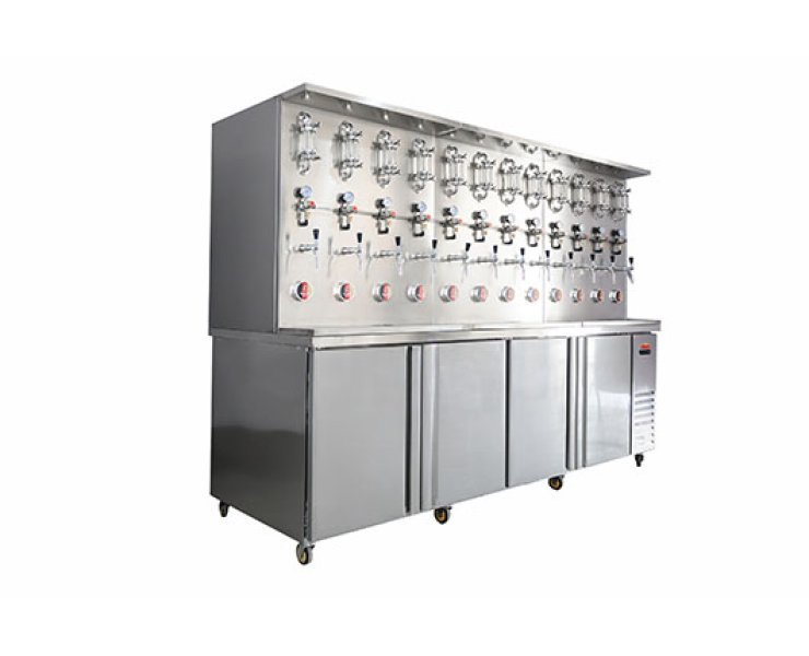 3米双冷一体酒头墙（12桶）