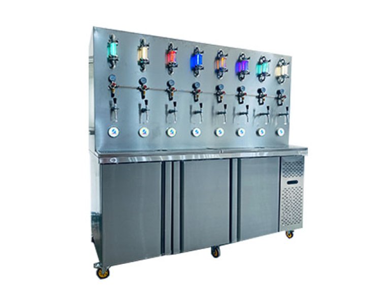 2.2米双冷一体酒头墙（8桶）