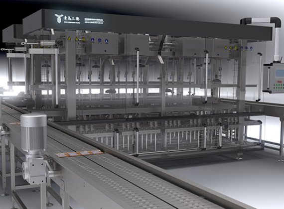 格鲁吉亚全自动啤酒桶灌装线-顺利运行完工